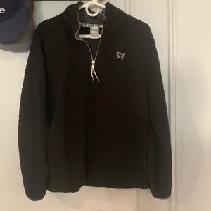 Pink Victoria’s Secret Sherpa quarter zip